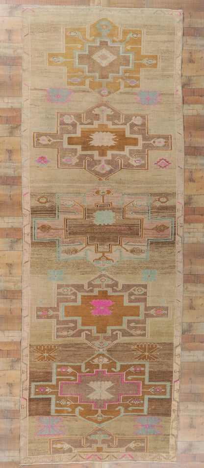6 x 16 Vintage Turkish Kars Gallery Rug 52288