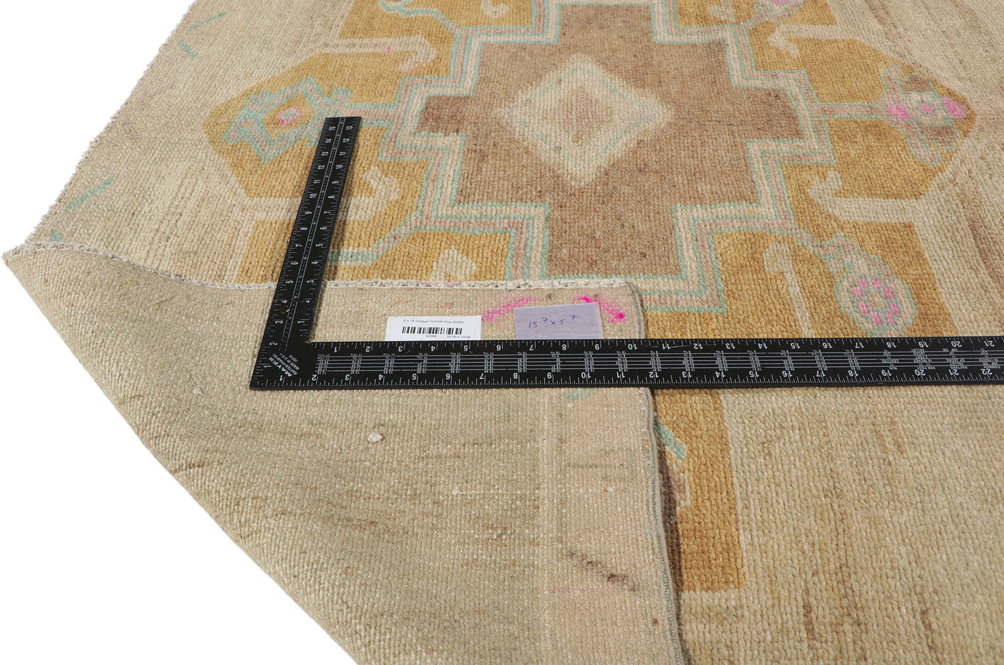 6 x 16 Vintage Turkish Kars Gallery Rug 52288