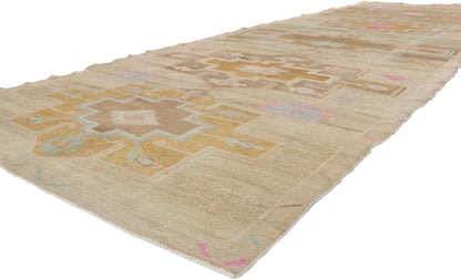 6 x 16 Vintage Turkish Kars Gallery Rug 52288