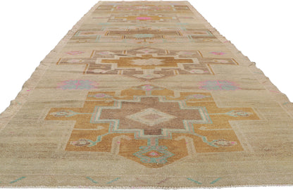 6 x 16 Vintage Turkish Kars Gallery Rug 52288