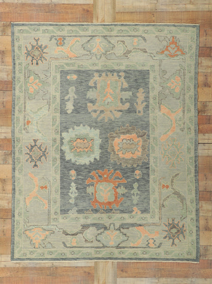 6 x 7 Contemporary Turkish Oushak Rug 53816