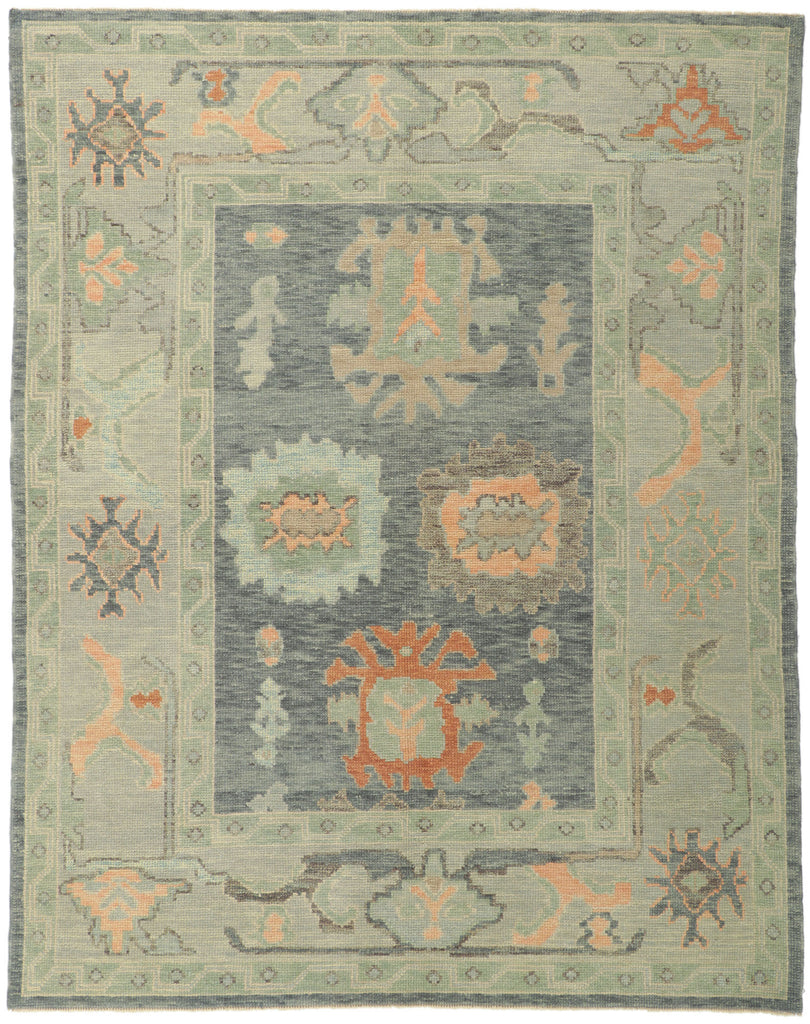 6 x 7 Contemporary Turkish Oushak Rug 53816
