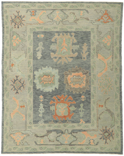 6 x 7 Contemporary Turkish Oushak Rug 53816