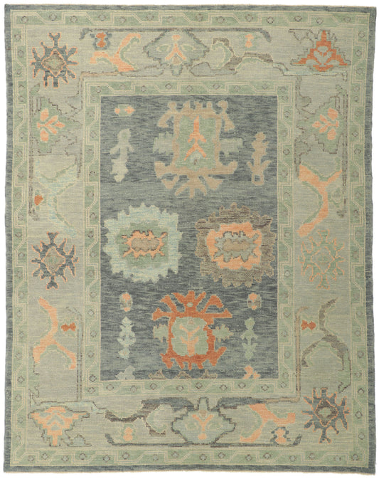 6 x 7 Contemporary Turkish Oushak Rug 53816