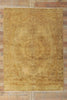 6 x 9 Vintage Gold Turkish Oushak Rug 50456