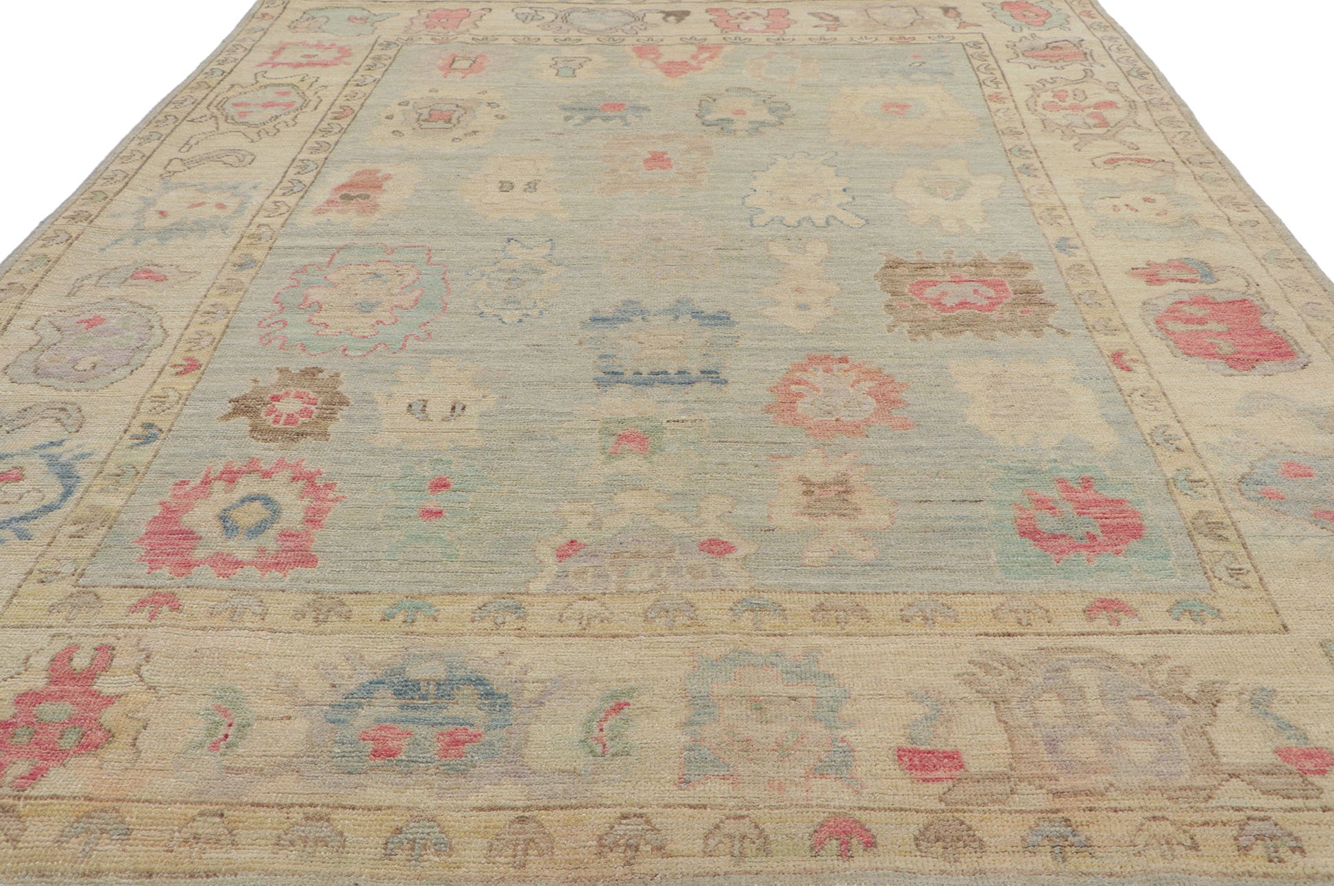 6 x 8 Colorful Oushak Rug 80887