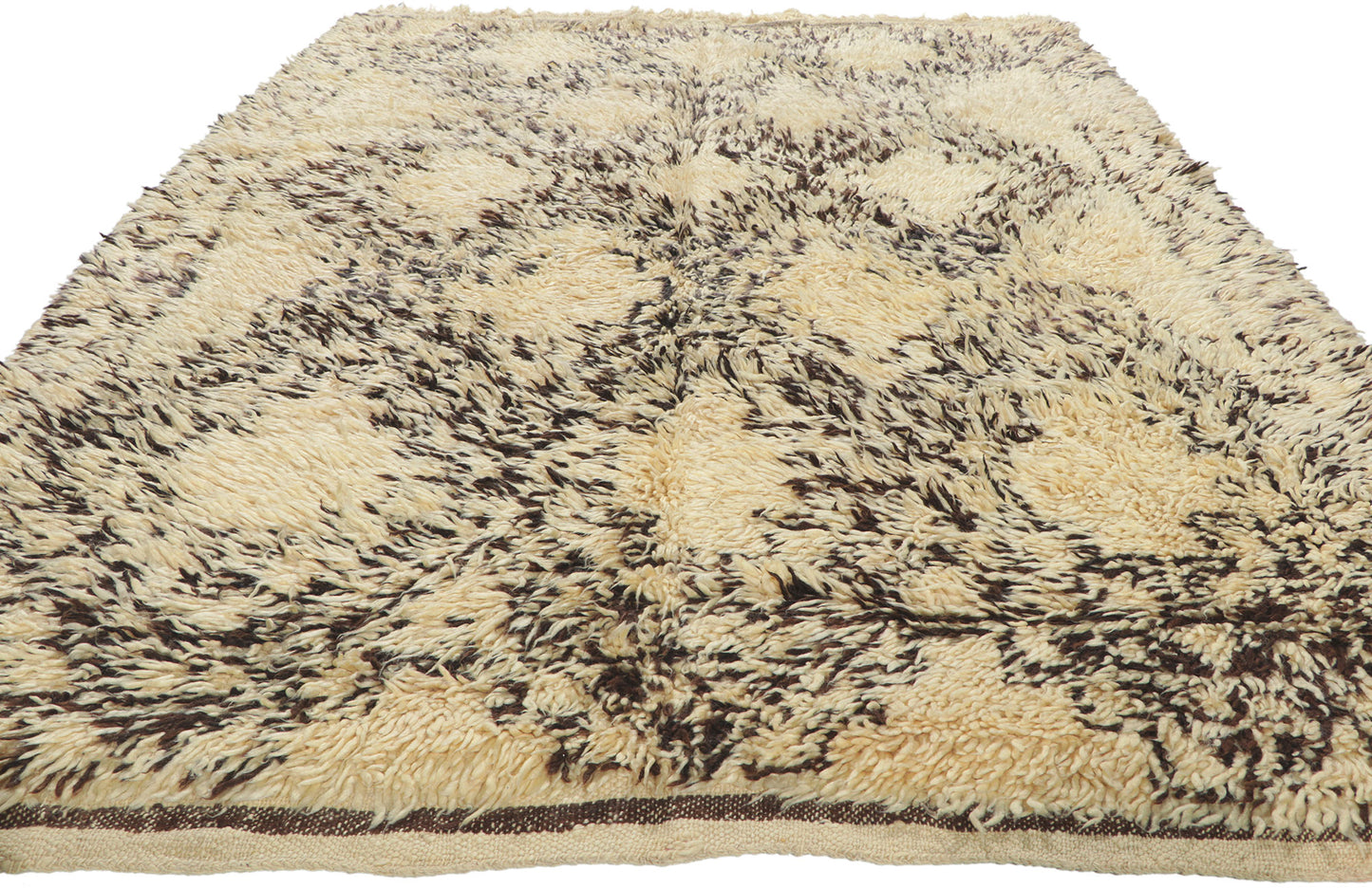 6 x 8 Vintage Moroccan Beni Ourain Rug 78391