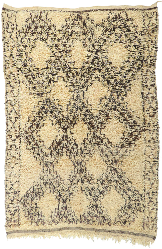 6 x 8 Vintage Moroccan Beni Ourain Rug 78391