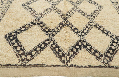 6 x 8 Vintage Moroccan Beni Ourain Rug 78396