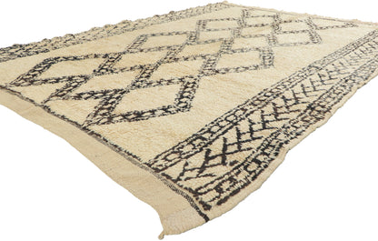 6 x 8 Vintage Moroccan Beni Ourain Rug 78396