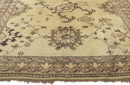 6 x 8 Vintage Turkish Oushak Rug 50925