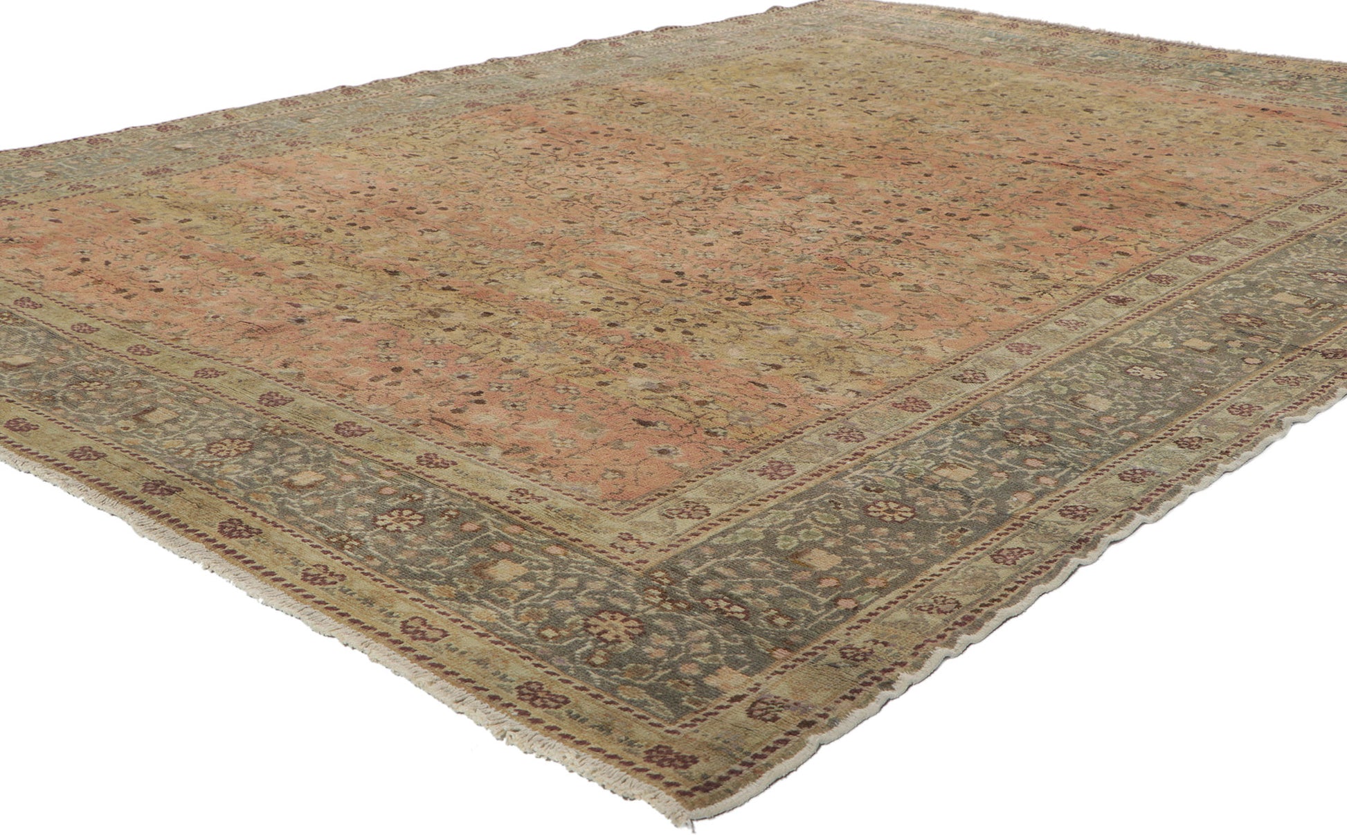 7 x 9 Antique Turkish Sivas Rug 50414