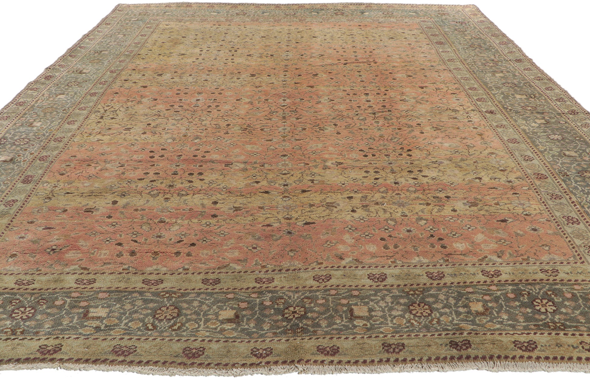 7 x 9 Antique Turkish Sivas Rug 50414