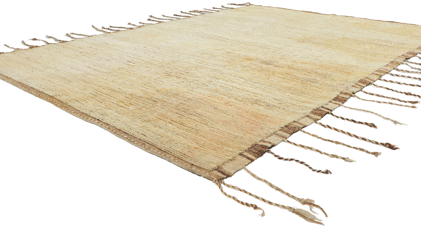 6 x 9 Modern Earth-Tone Moroccan Rug 80786