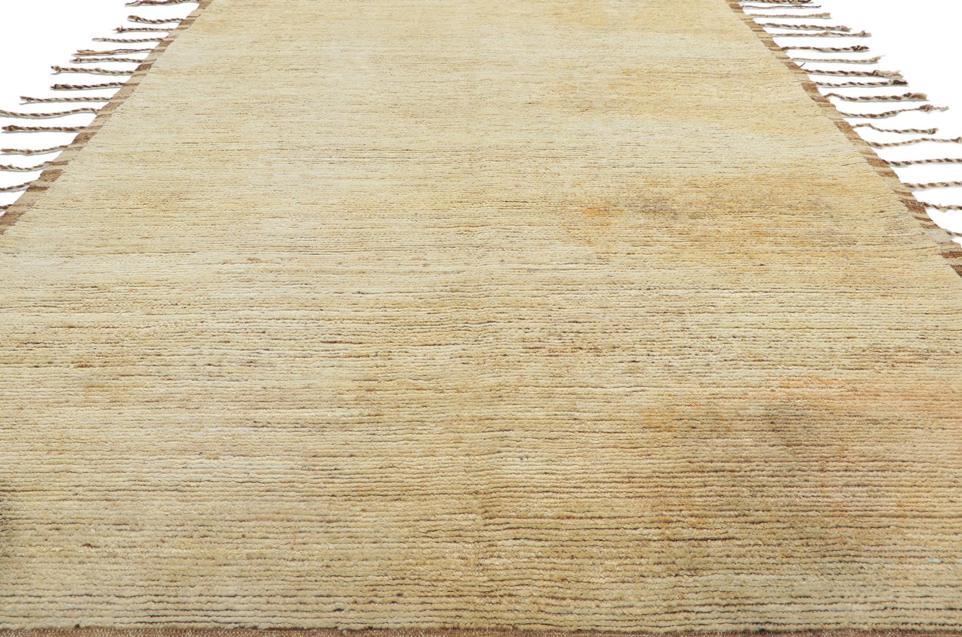 6 x 9 Modern Earth-Tone Moroccan Rug 80786