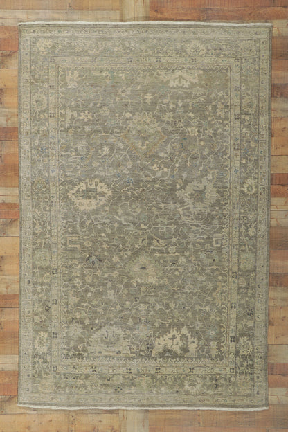 6 x 9 Vintage-Inspired Oushak Rug 30839