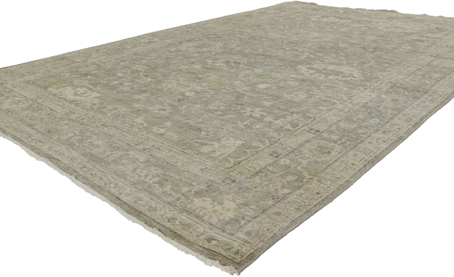 6 x 9 Vintage-Inspired Oushak Rug 30839