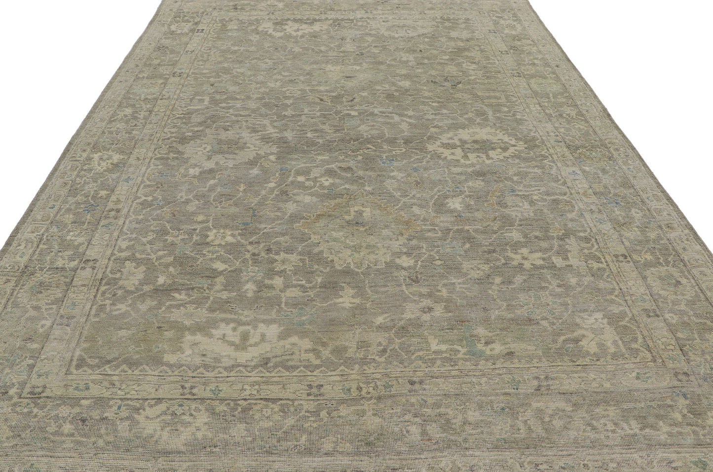 6 x 9 Vintage-Inspired Oushak Rug 30839