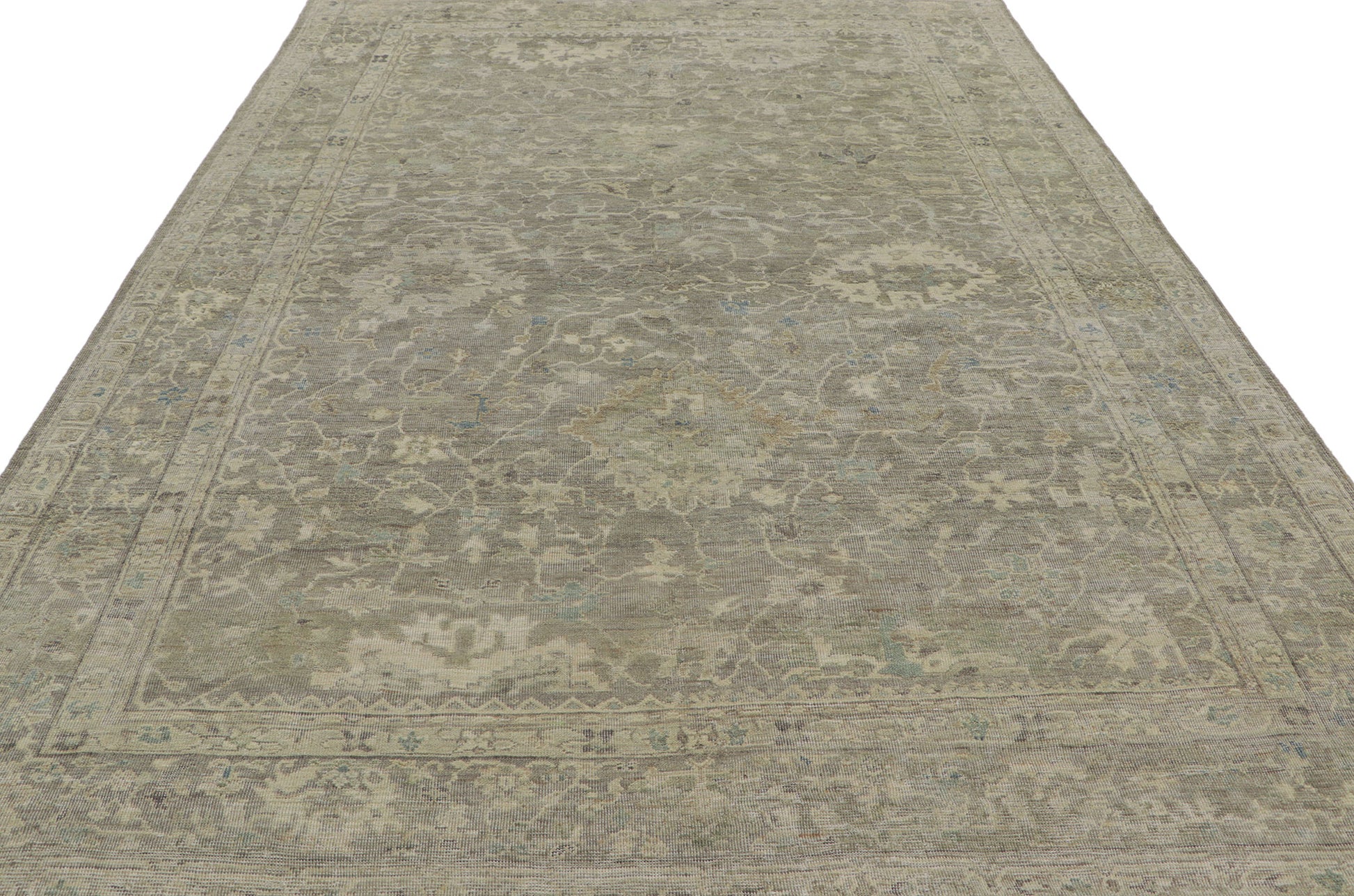 6 x 9 Vintage-Inspired Oushak Rug 30839