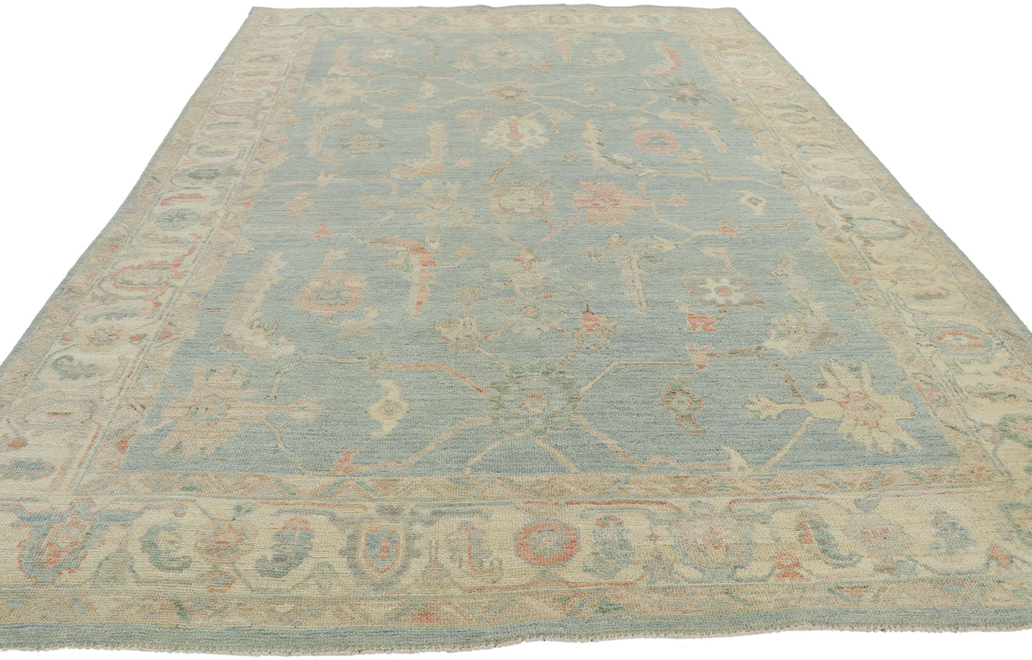 6 x 9 Colorful Oushak Rug 80892