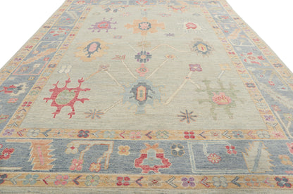 6 x 9 Colorful Oushak Rug 80919