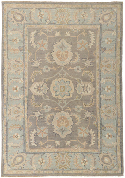 6 x 9 Vintage-Inspired Oushak Rug 80941
