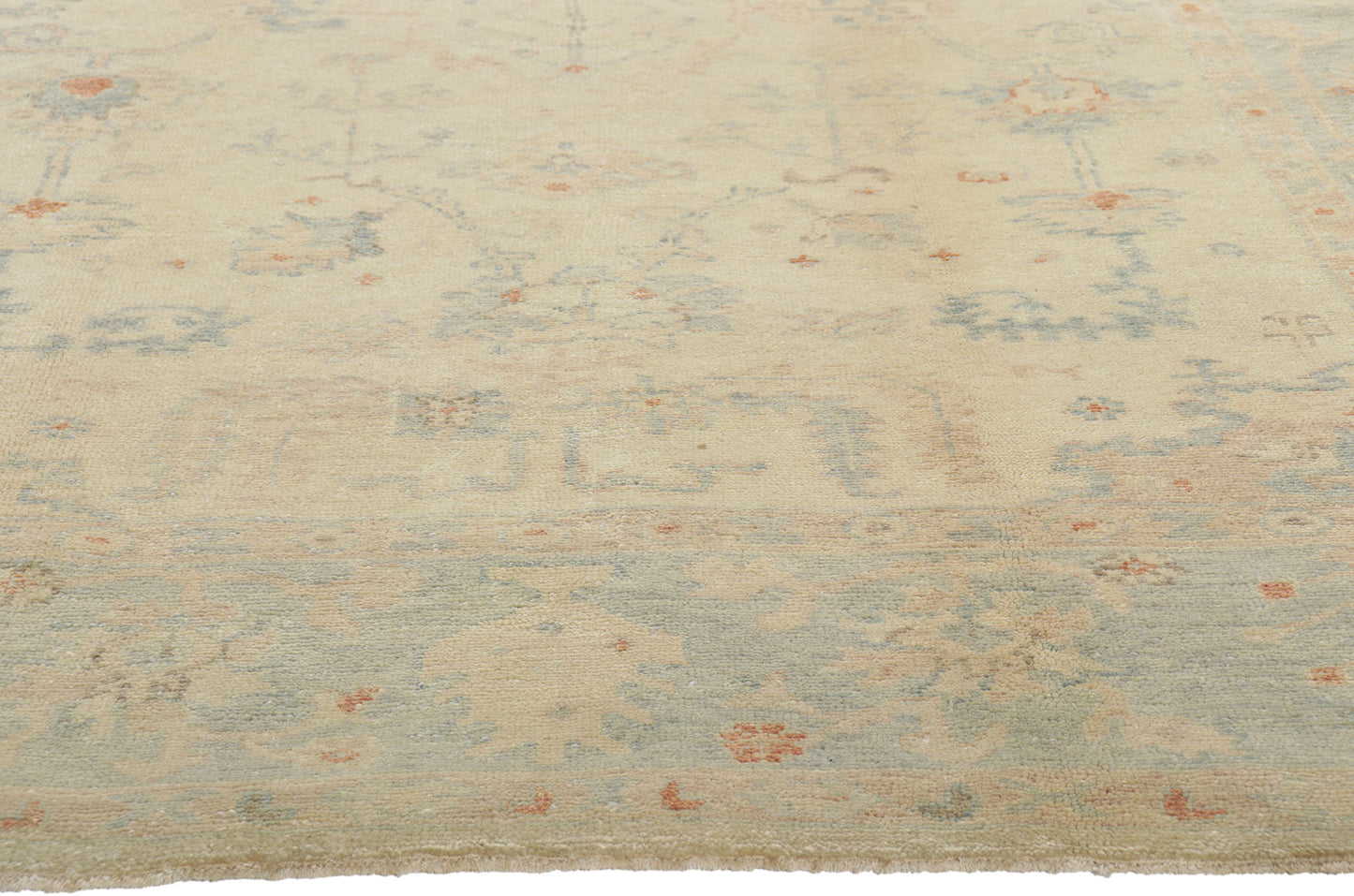 6 x 9 Vintage-Inspired Oushak Rug 30139
