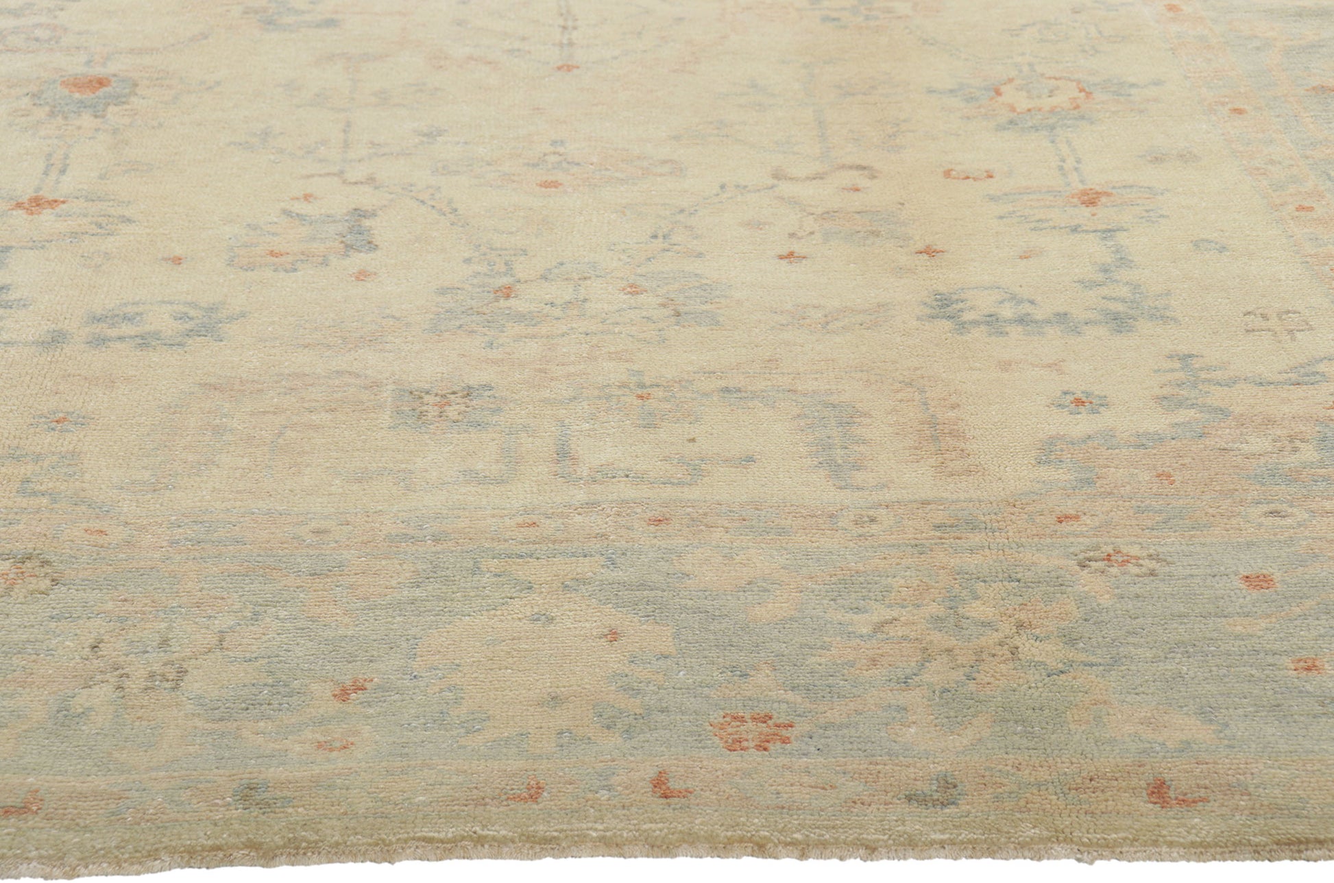 6 x 9 Vintage-Inspired Oushak Rug 30139