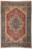 6 x 9 Vintage Indian Heriz Rug 78345