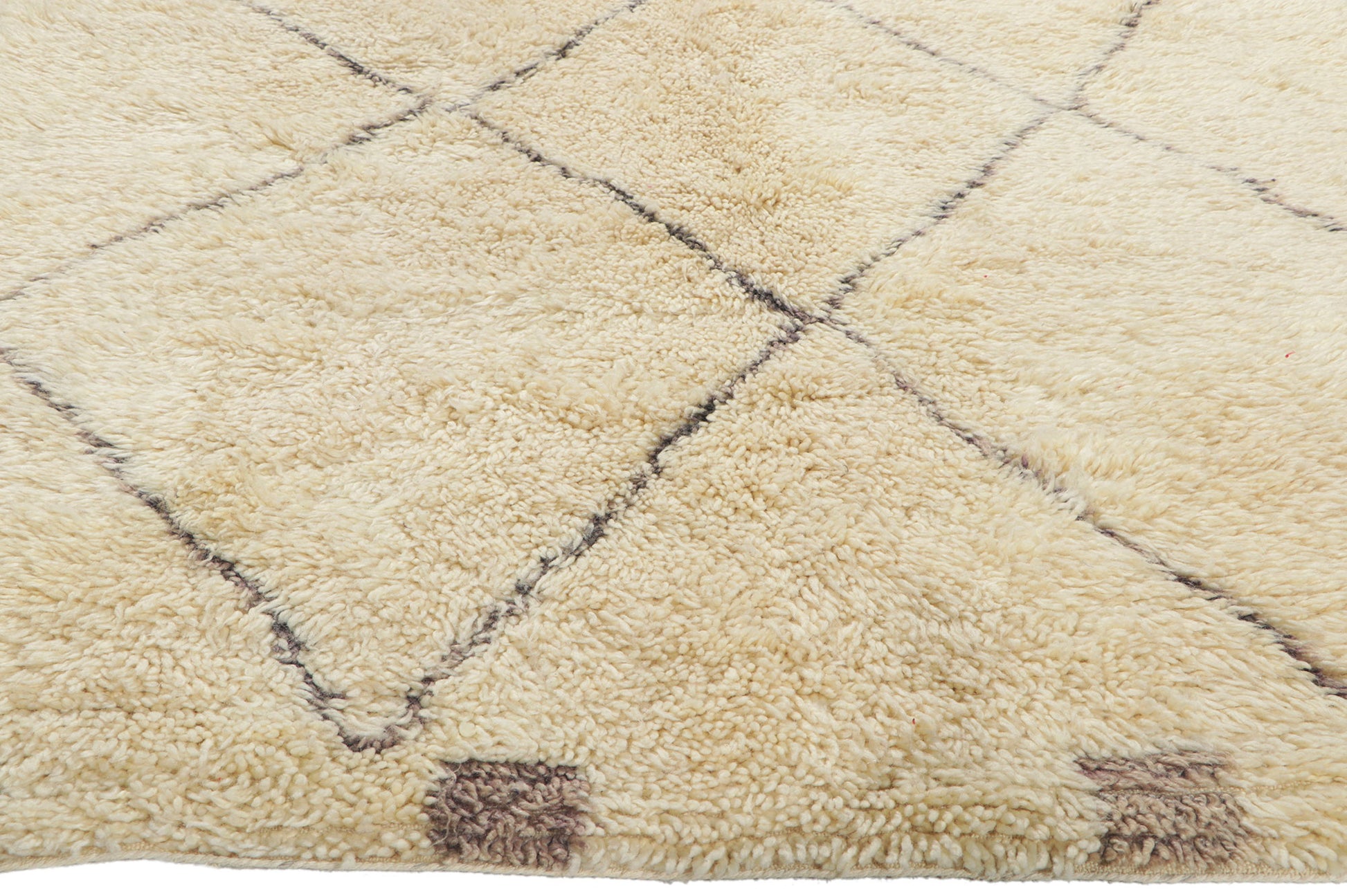 6 x 9 Vintage Moroccan Beni Ourain Rug 78394