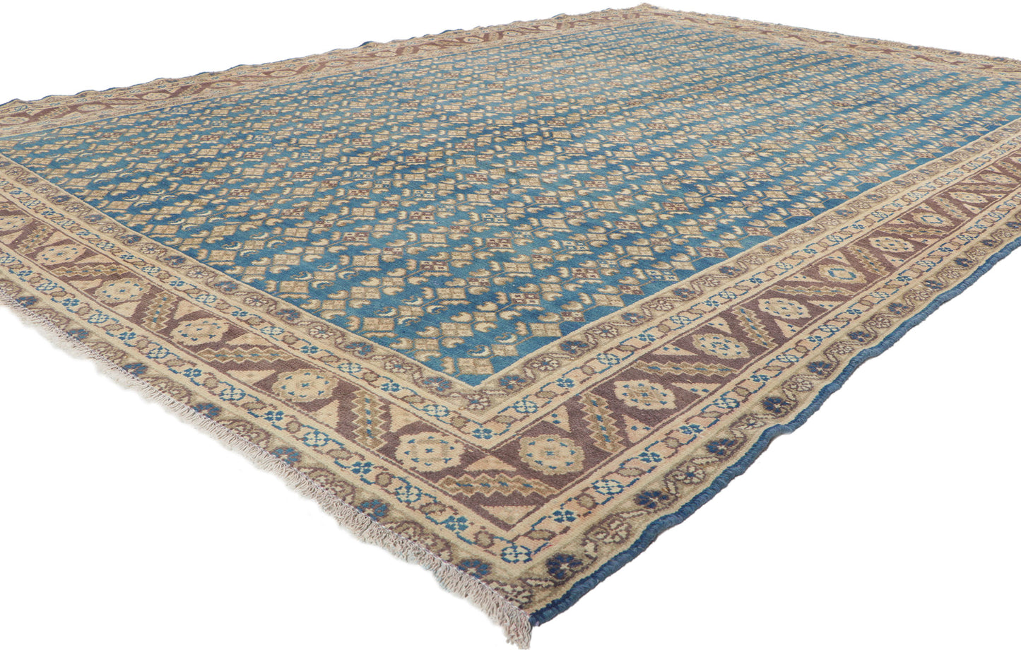 6 x 9 Vintage Persian Hamadan Rug 61139