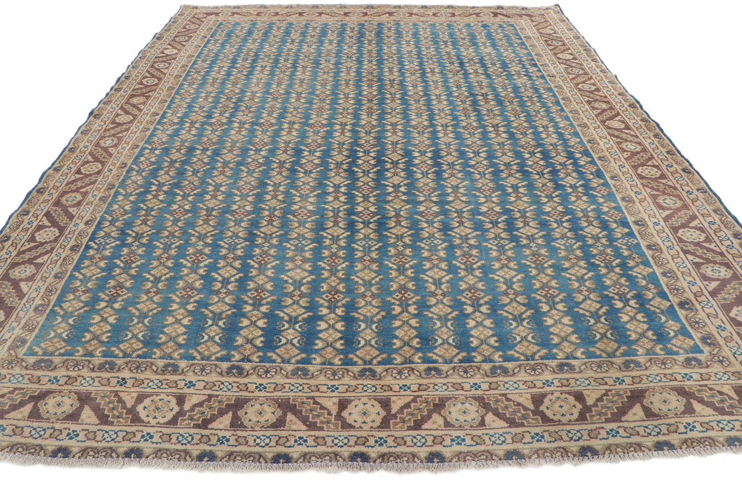 6 x 9 Vintage Persian Hamadan Rug 61139