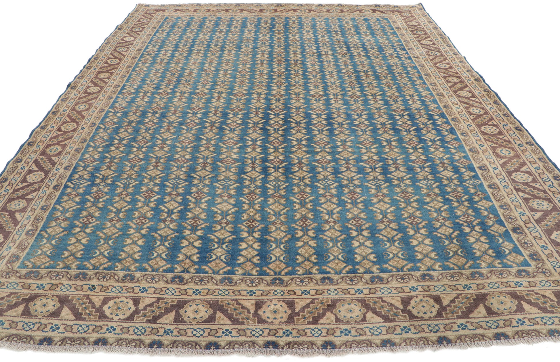 6 x 9 Vintage Persian Hamadan Rug 61139