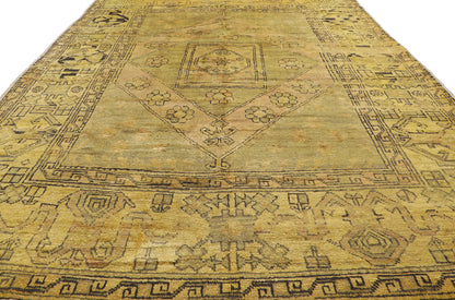 6 x 9 Vintage Turkish Oushak Rug 50299