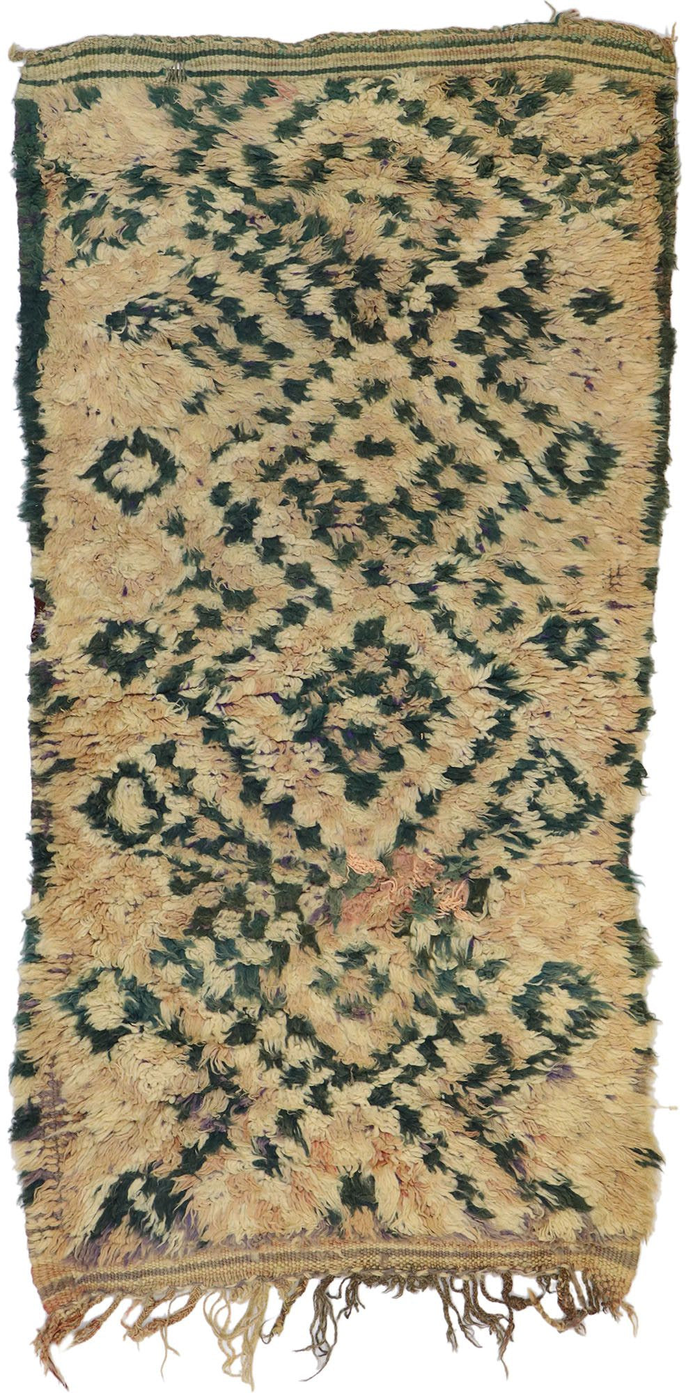 3 x 6 Vintage Moroccan Azilal Rug 21586