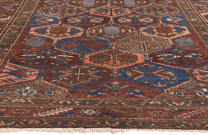 6 x 10 Antique Persian Bakhtiari Rug 75269