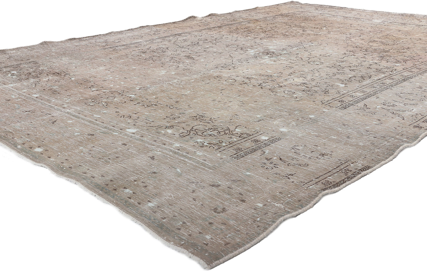 6 x 10 Vintage Persian Tabriz Rug 78588