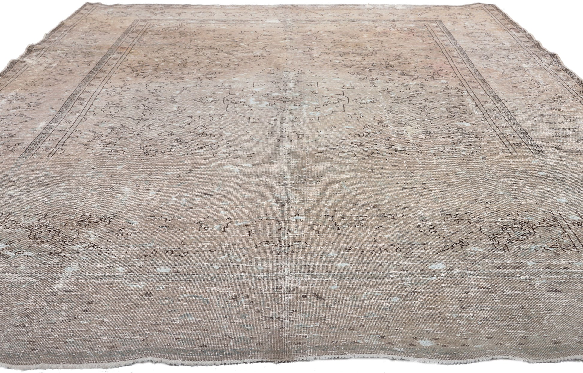 6 x 10 Vintage Persian Tabriz Rug 78588