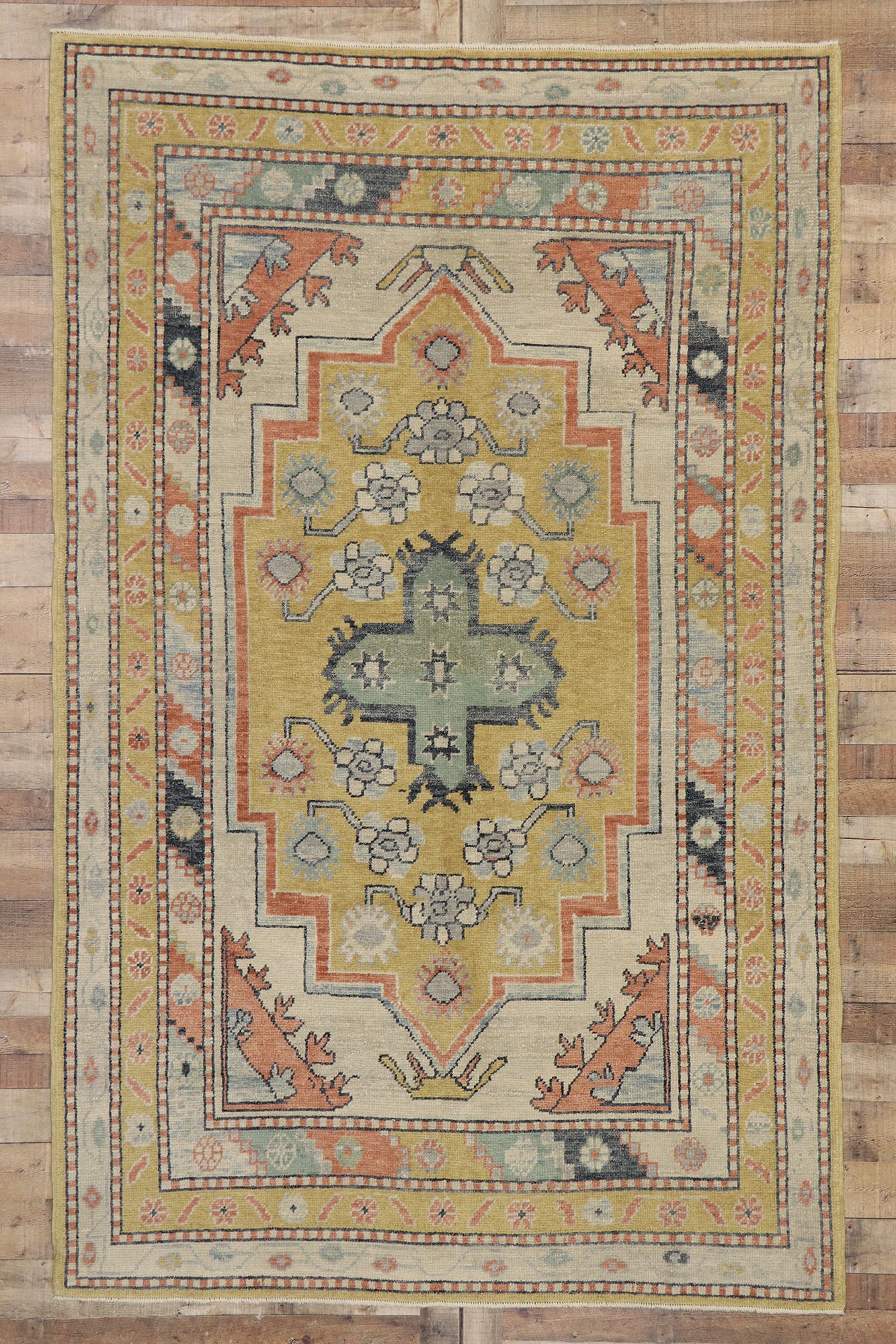6 x 10 Turkish Oushak Rug 53266