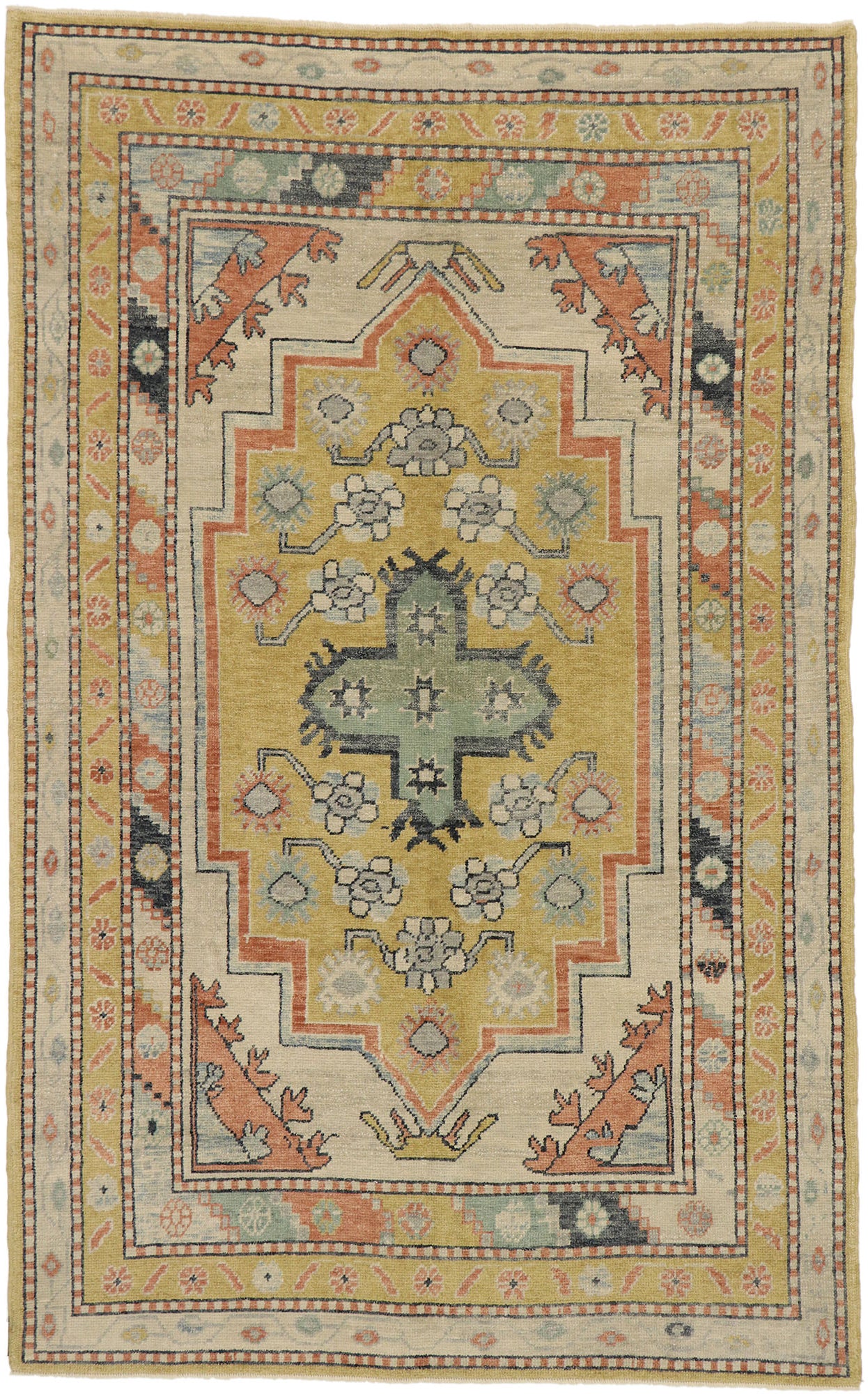 6 x 10 Turkish Oushak Rug 53266