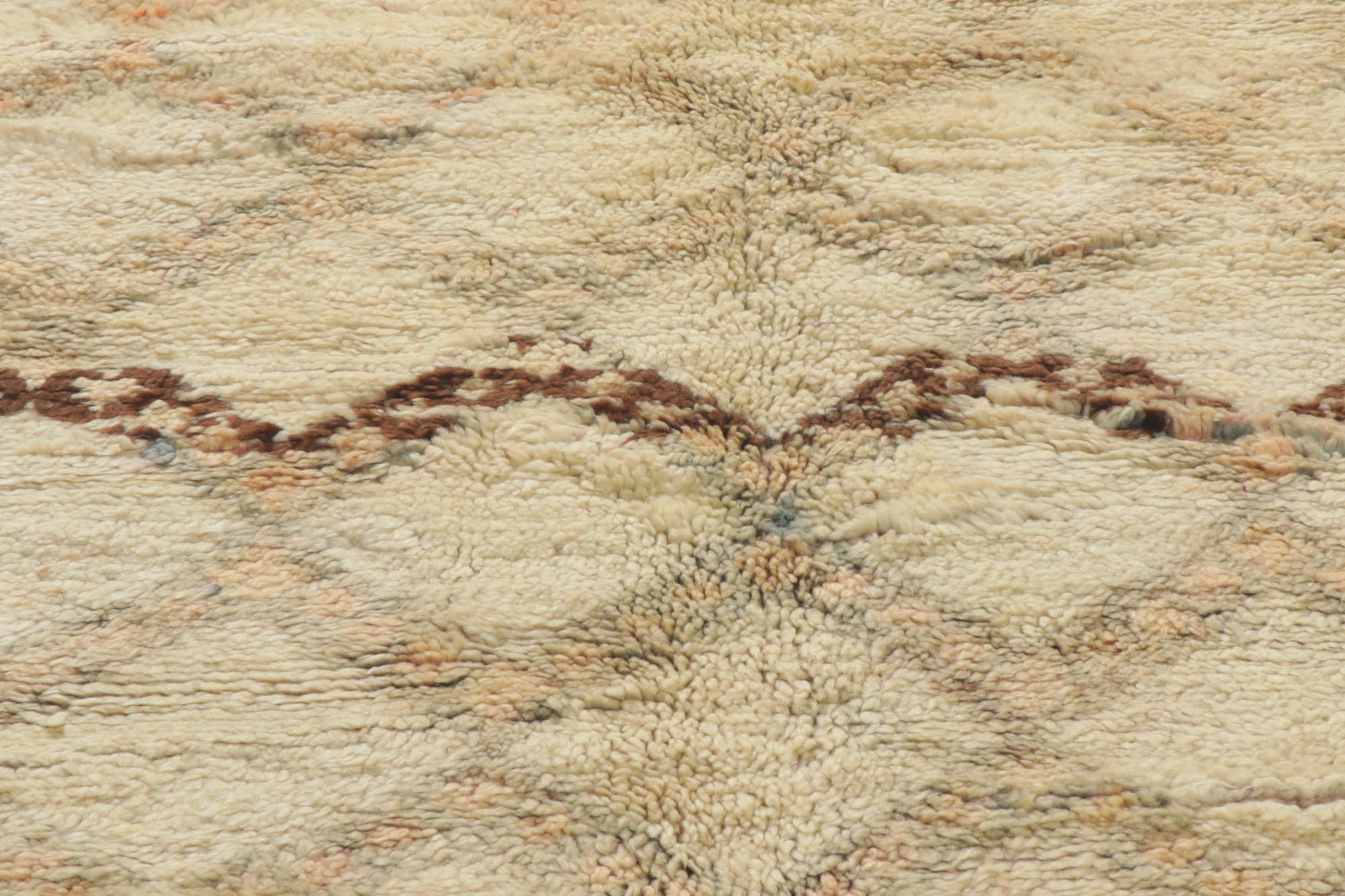 6 x 10 Vintage Moroccan Beni Ourain Rug 21379