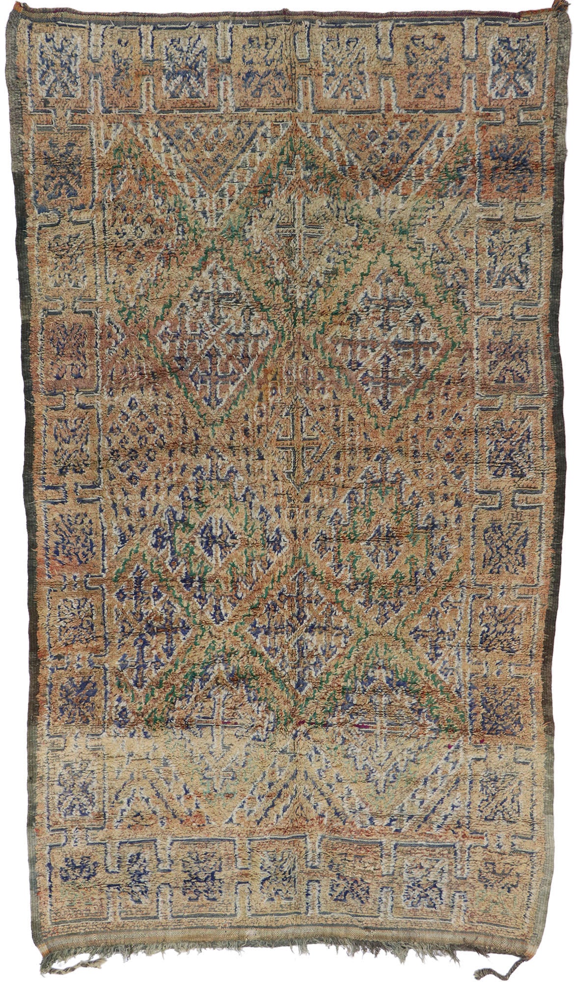 6 x 10 Vintage Beni MGuid Moroccan Rug 21249