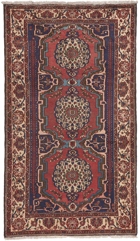 6 x 10 Vintage Persian Bakhtiari Rug 75276