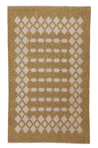 6 x 10 Vintage Reversible Swedish Rollakan Rug 74982