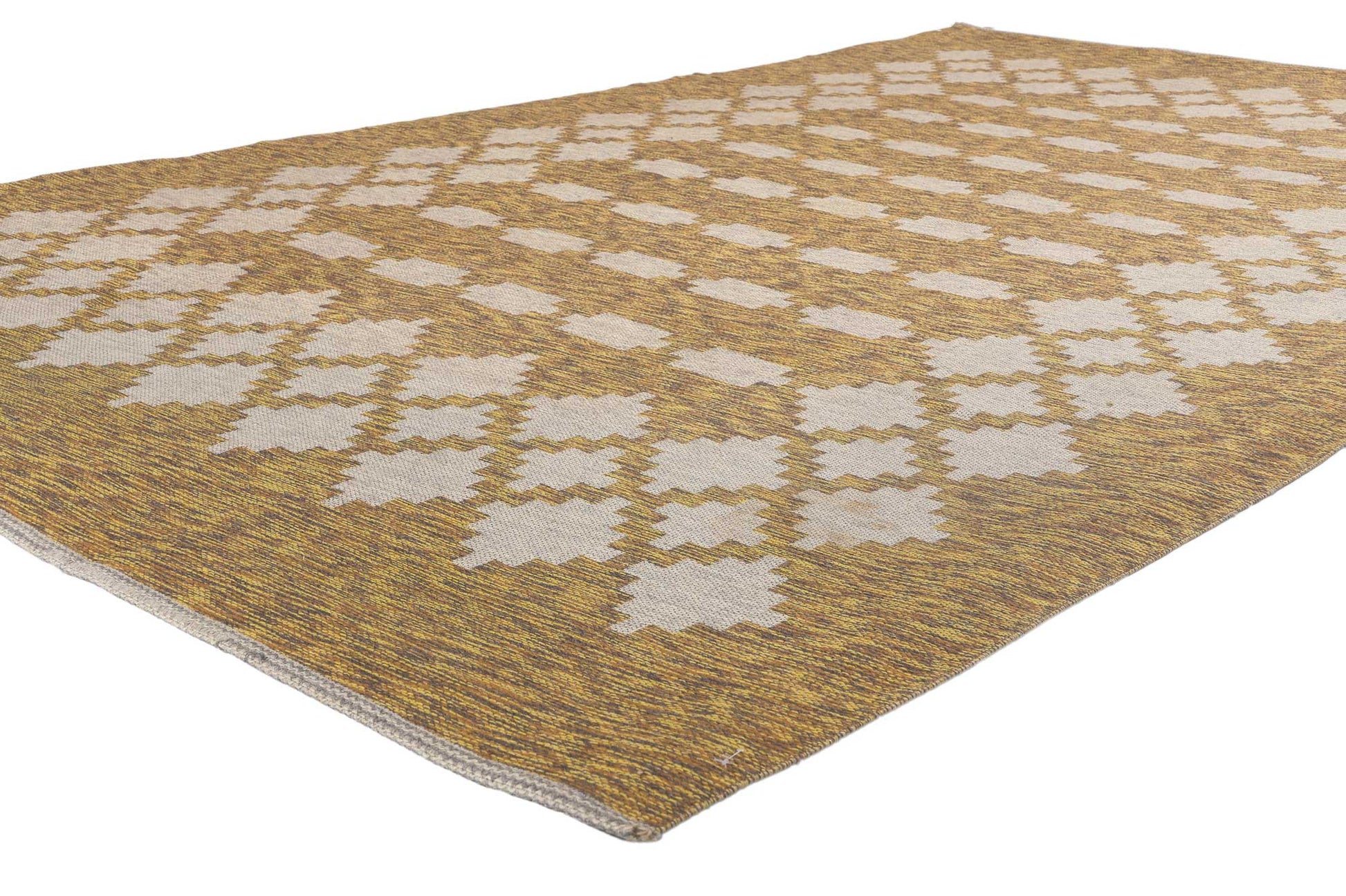 6 x 10 Vintage Reversible Swedish Rollakan Rug 74982