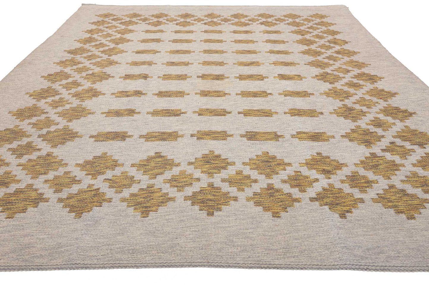 6 x 10 Vintage Reversible Swedish Rollakan Rug 74982