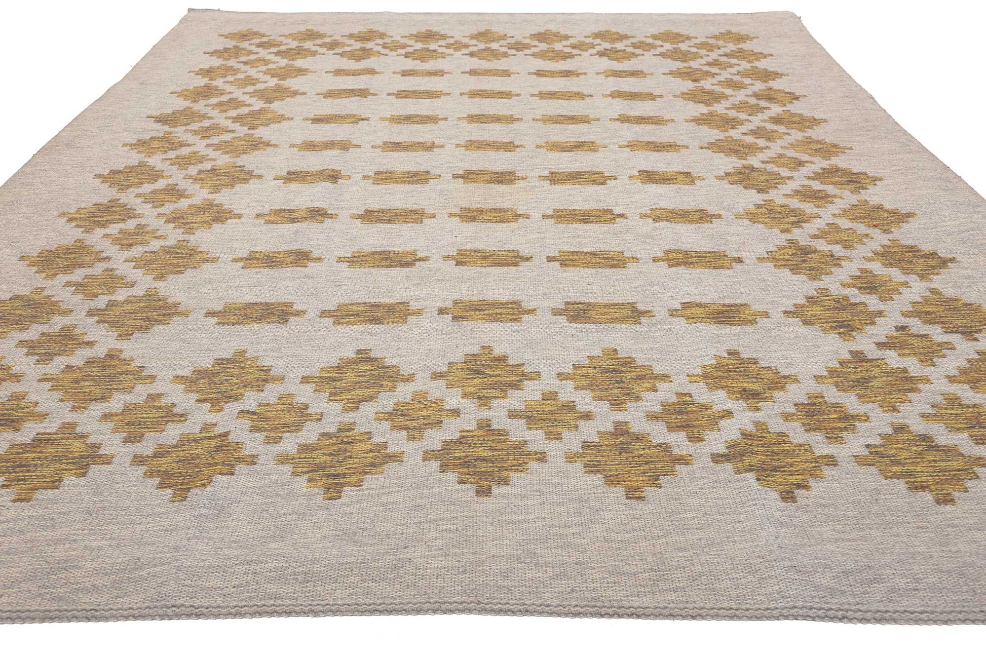 6 x 10 Vintage Reversible Swedish Rollakan Rug 74982