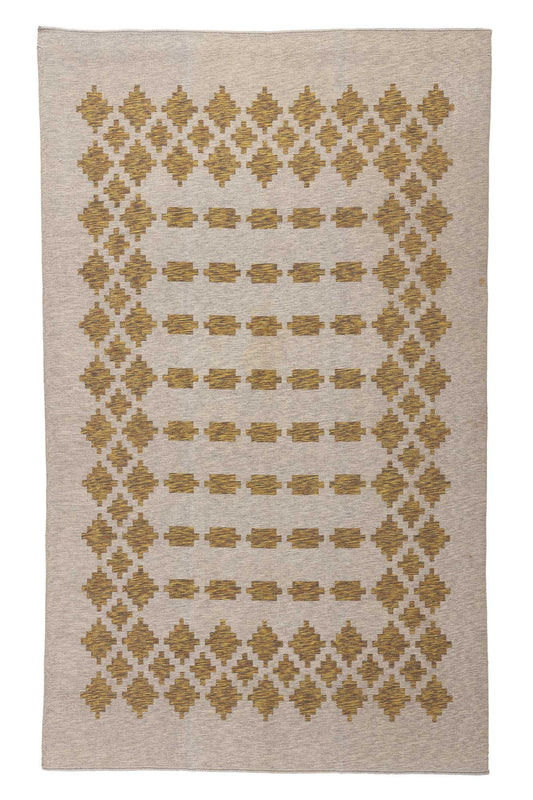 6 x 10 Vintage Reversible Swedish Rollakan Rug 74982