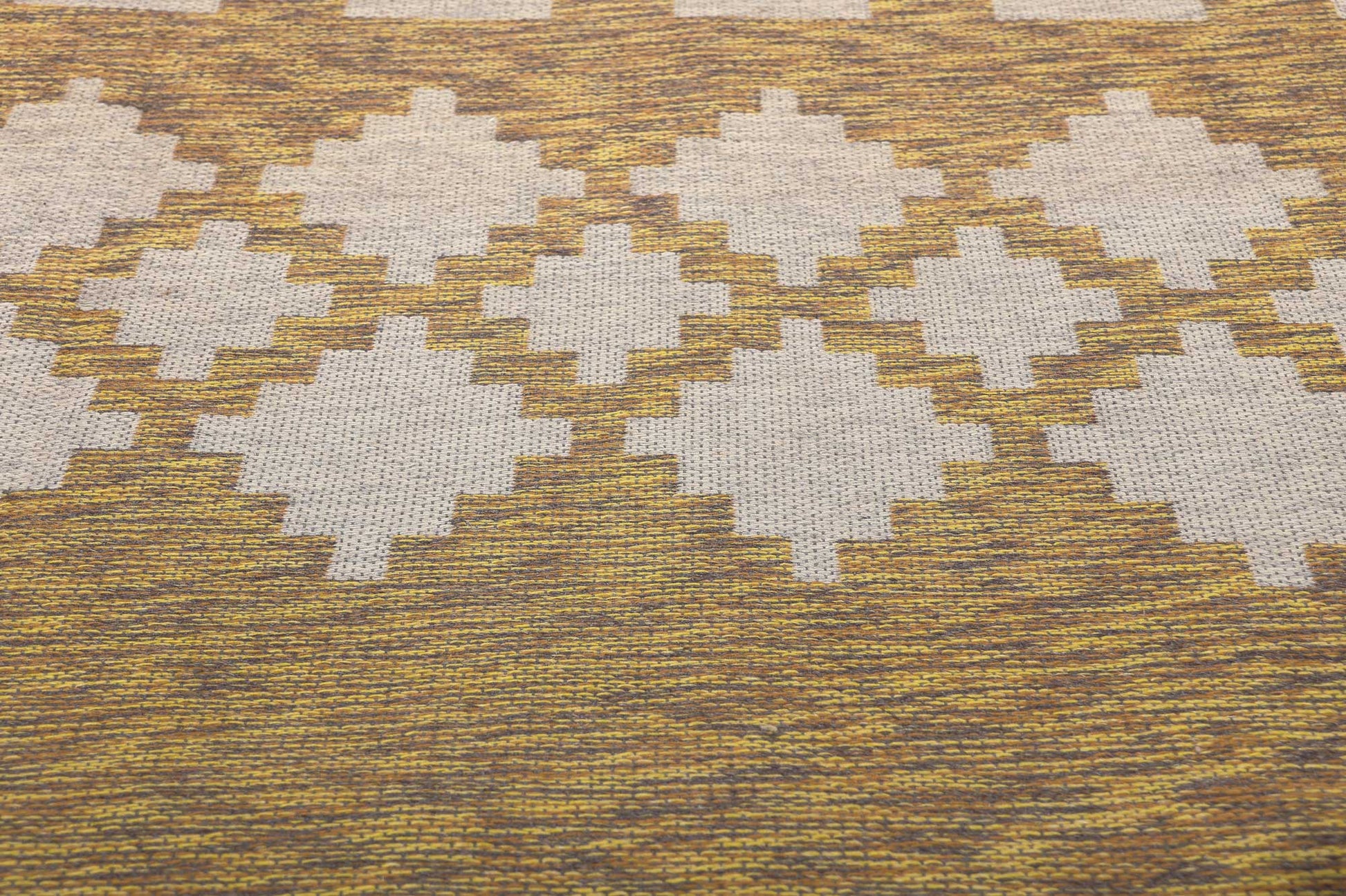 6 x 10 Vintage Reversible Swedish Rollakan Rug 74982