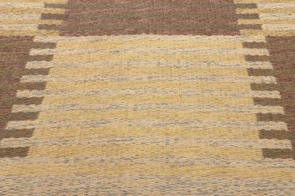 6 x 10 Carl Malmsten Vintage Swedish Rollakan Rug 78609